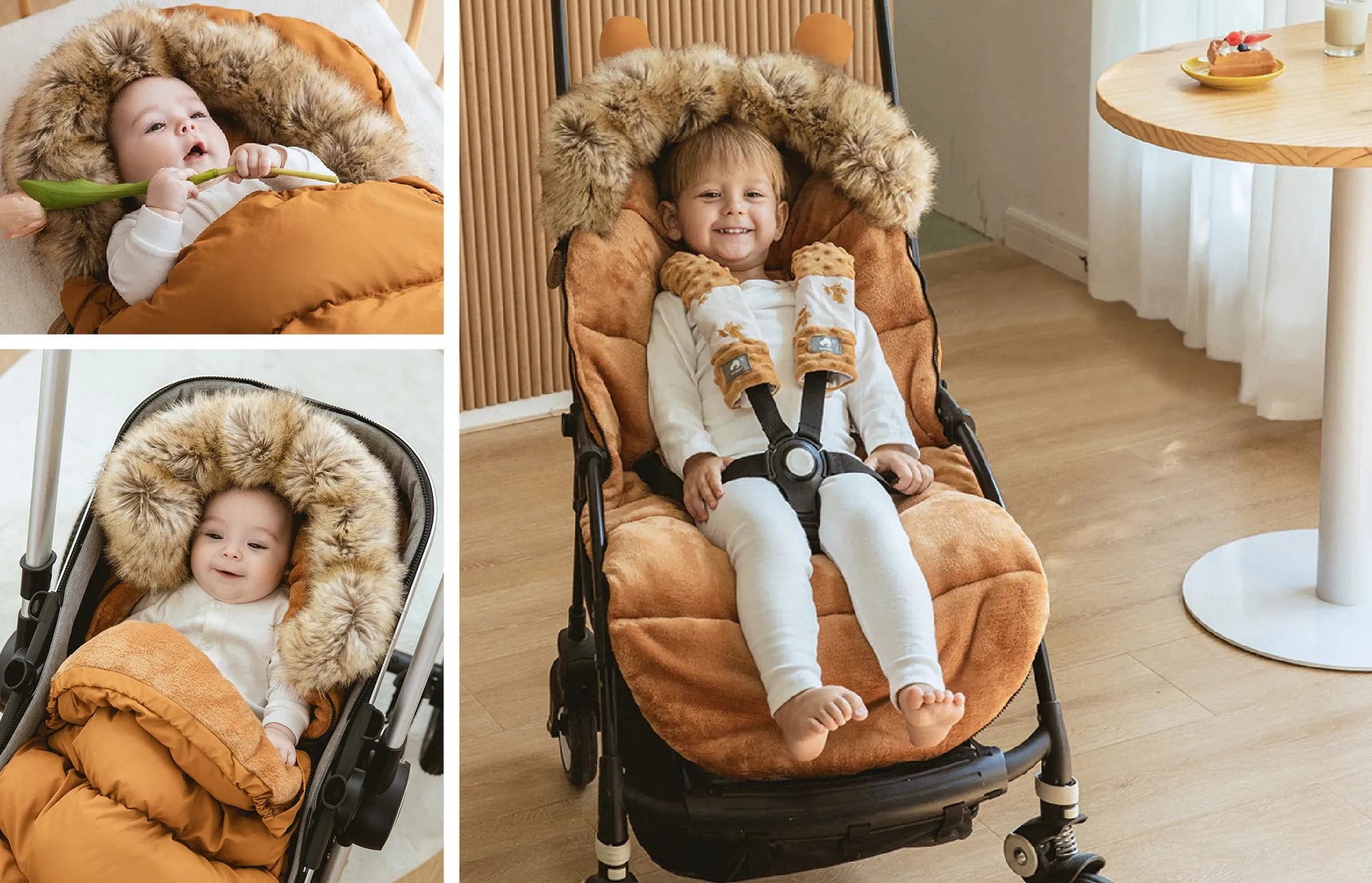 Sac De Dormit Pentru Copii Teddy PRO-V Pastel Orange 5