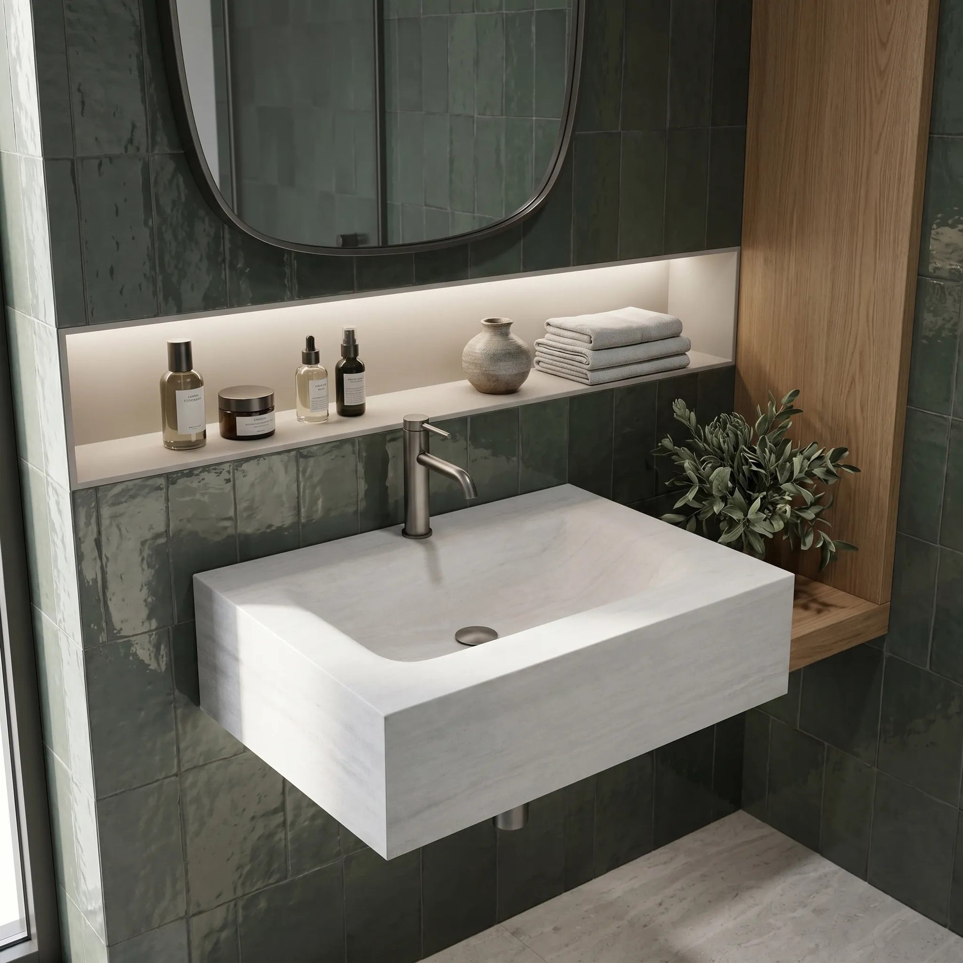 Lavoar Suspendat REA Apollo Muralto Roma 70 5