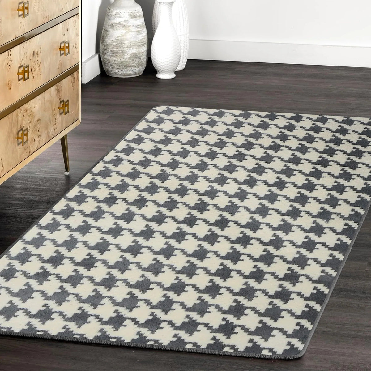 COVOR Din Plus Clover Pepitka Grey 140 X 200 5