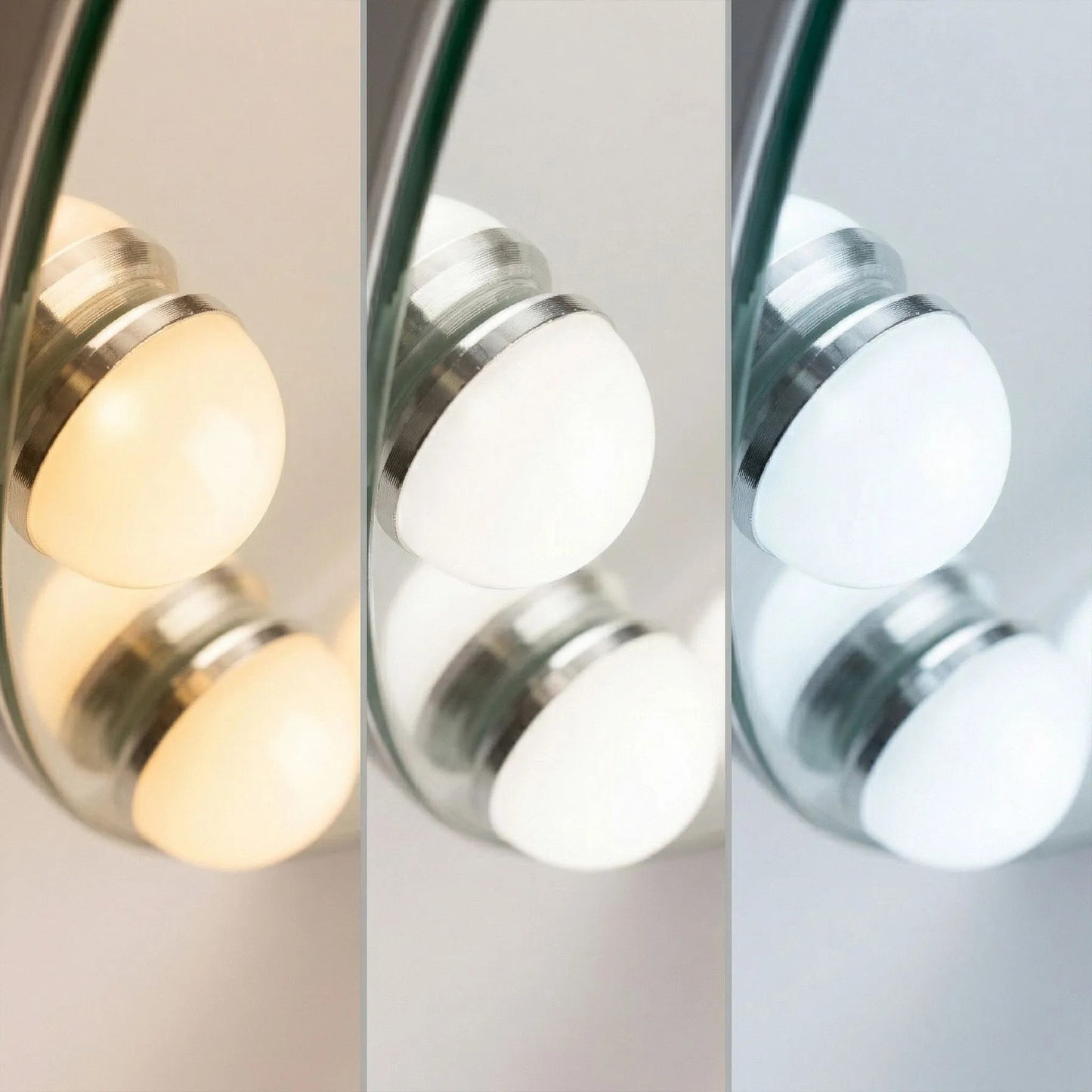 Oglindă LED HOLLYWOOD White 30x40  5