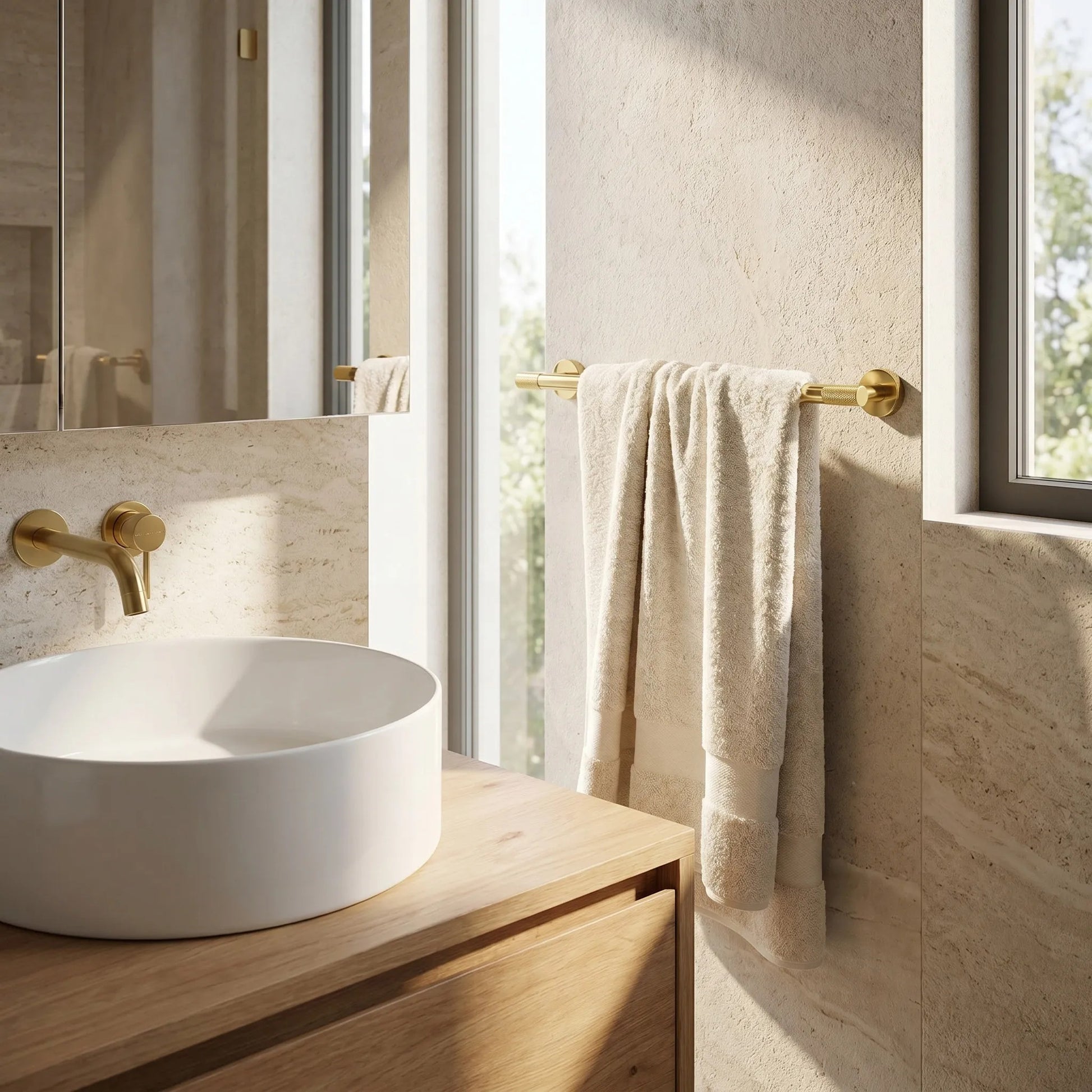 Cuier de baie 6603 Modern Gold  5