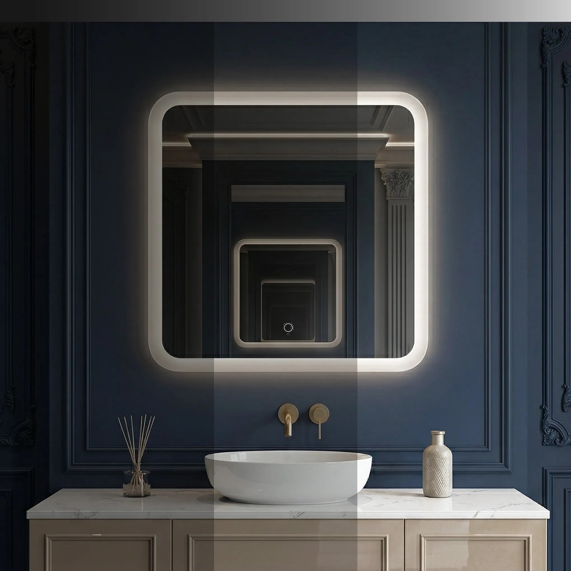 Oglindă LED 70x70cm TOP-2  5
