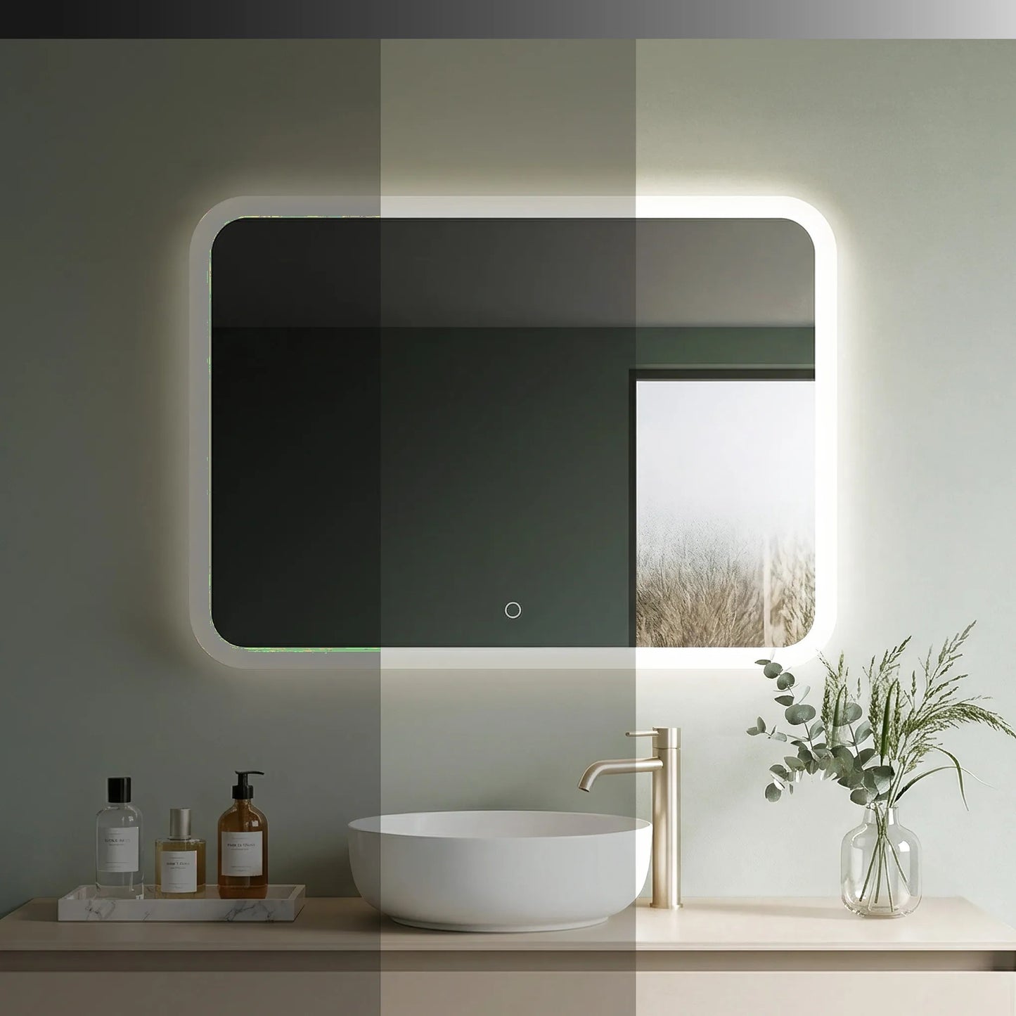 Oglindă LED 80x60cm TOP-3  5