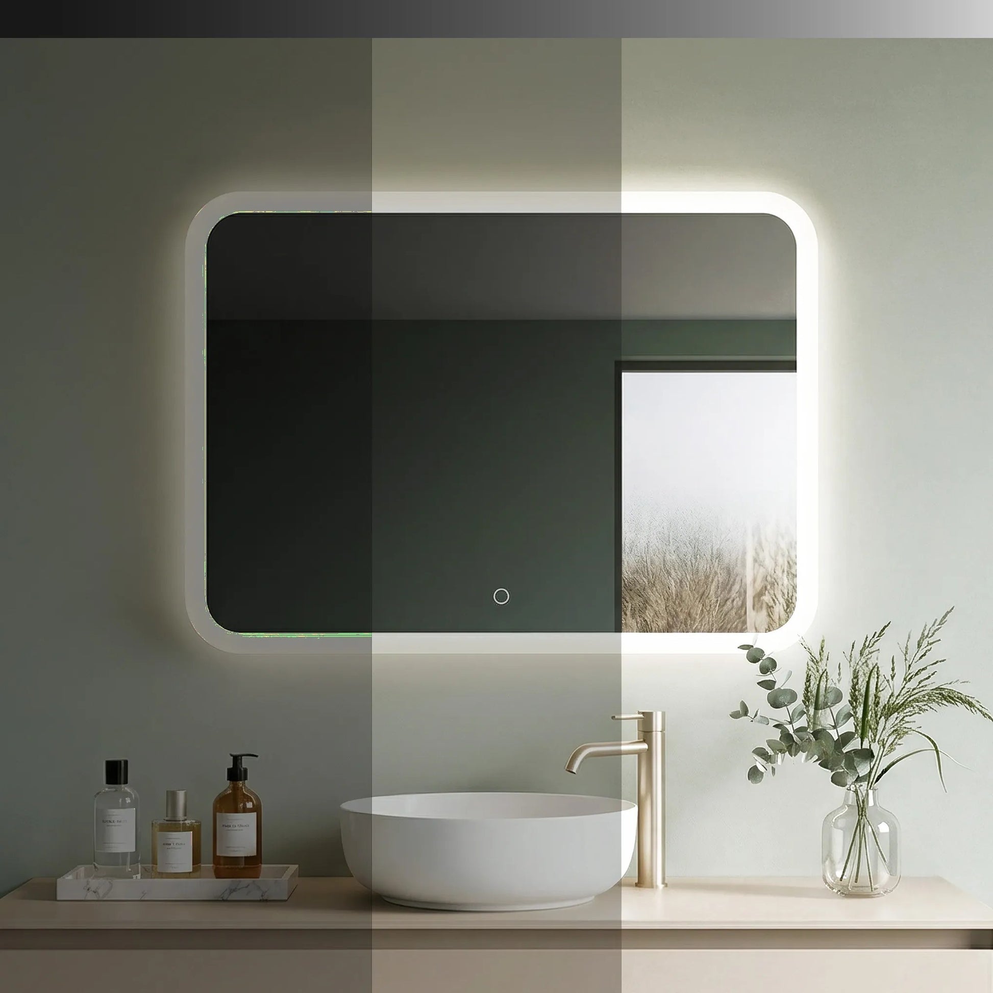 Oglindă LED 80x60cm TOP-3  5