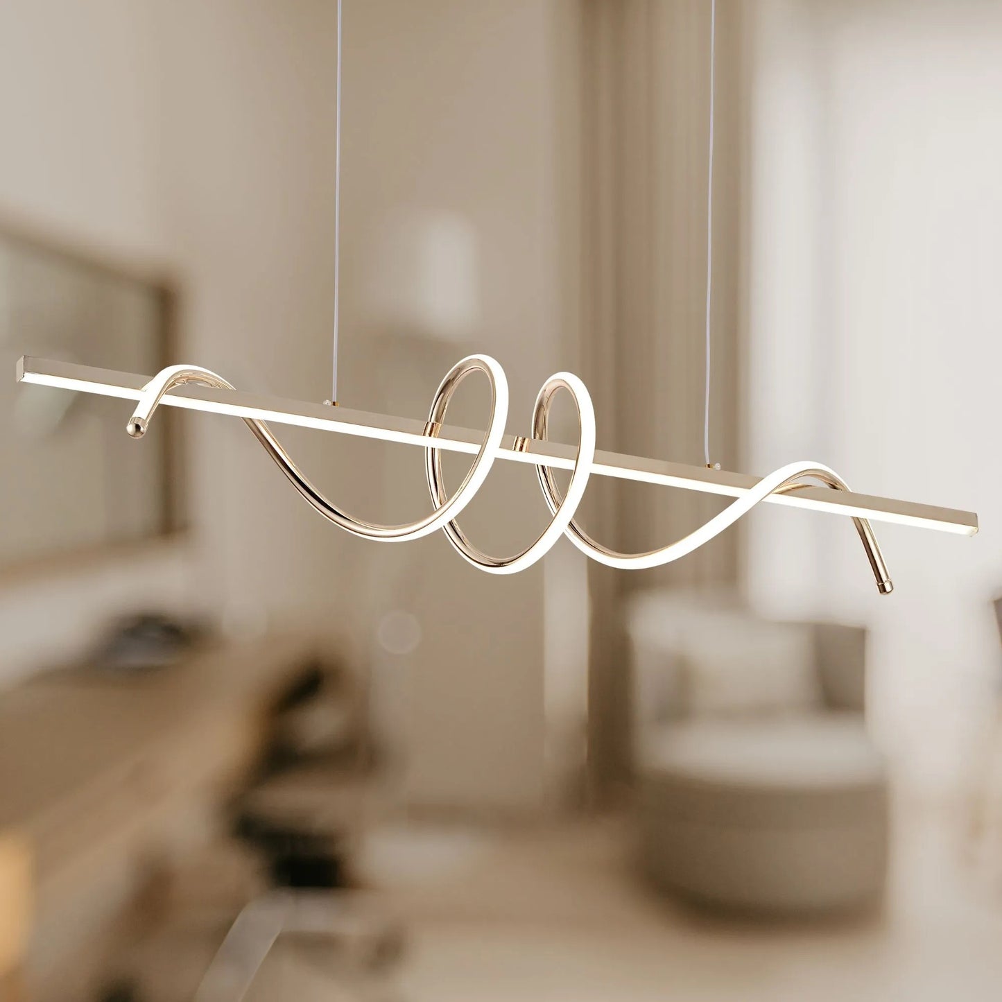 Lampă suspendată LED G065-CP Gold  5