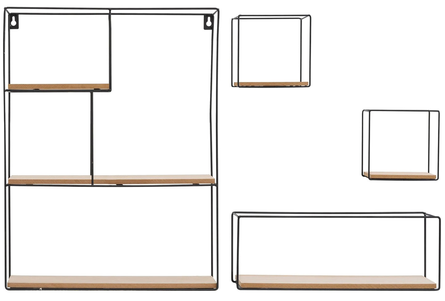 Set De 4 Rafturi De Perete LOFT Metal Industrial 391883 5