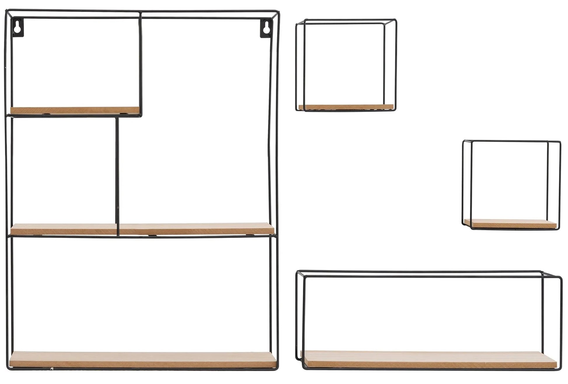 Set De 4 Rafturi De Perete LOFT Metal Industrial 391883 5