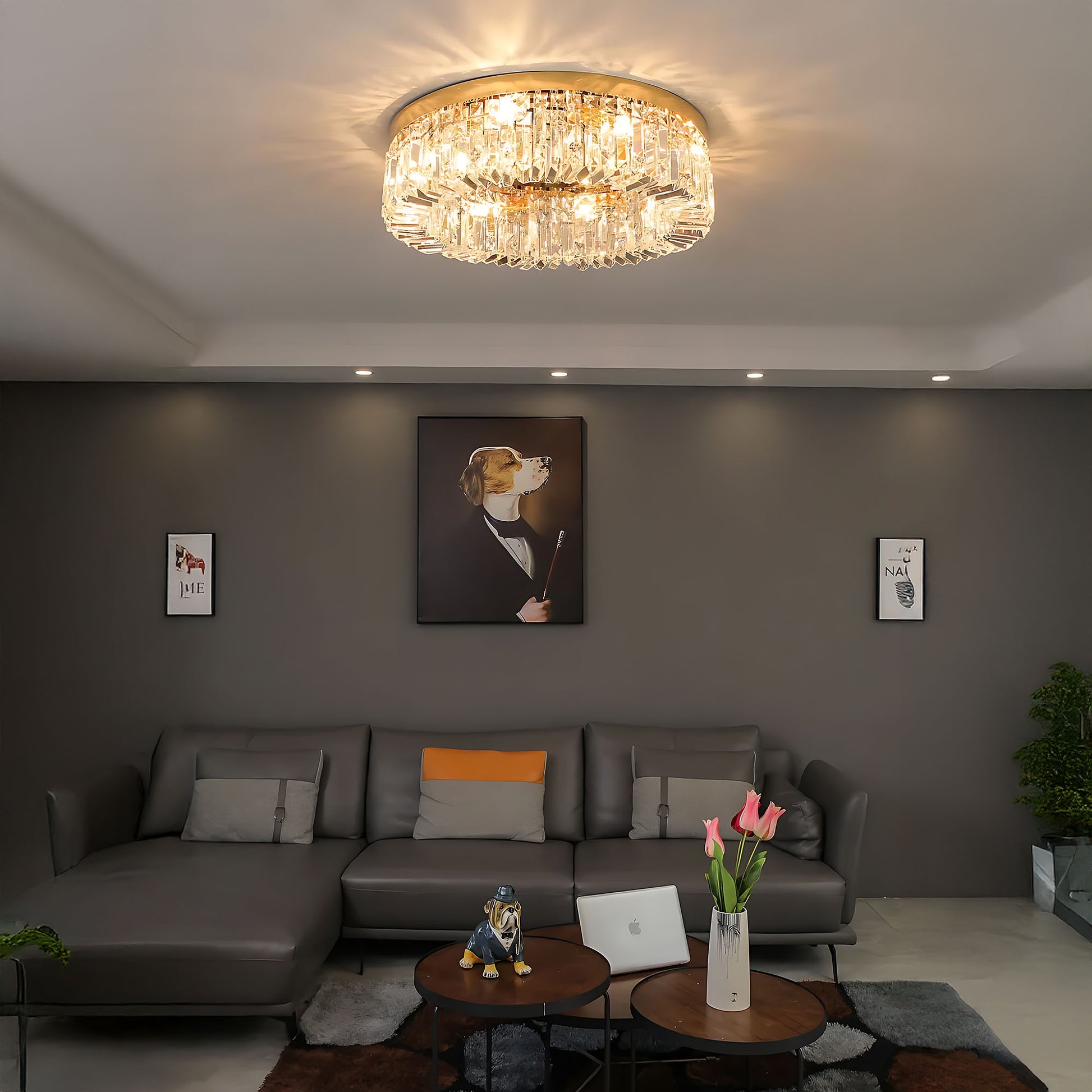 Lampa APP1729-8C 60 Cm Gold  2
