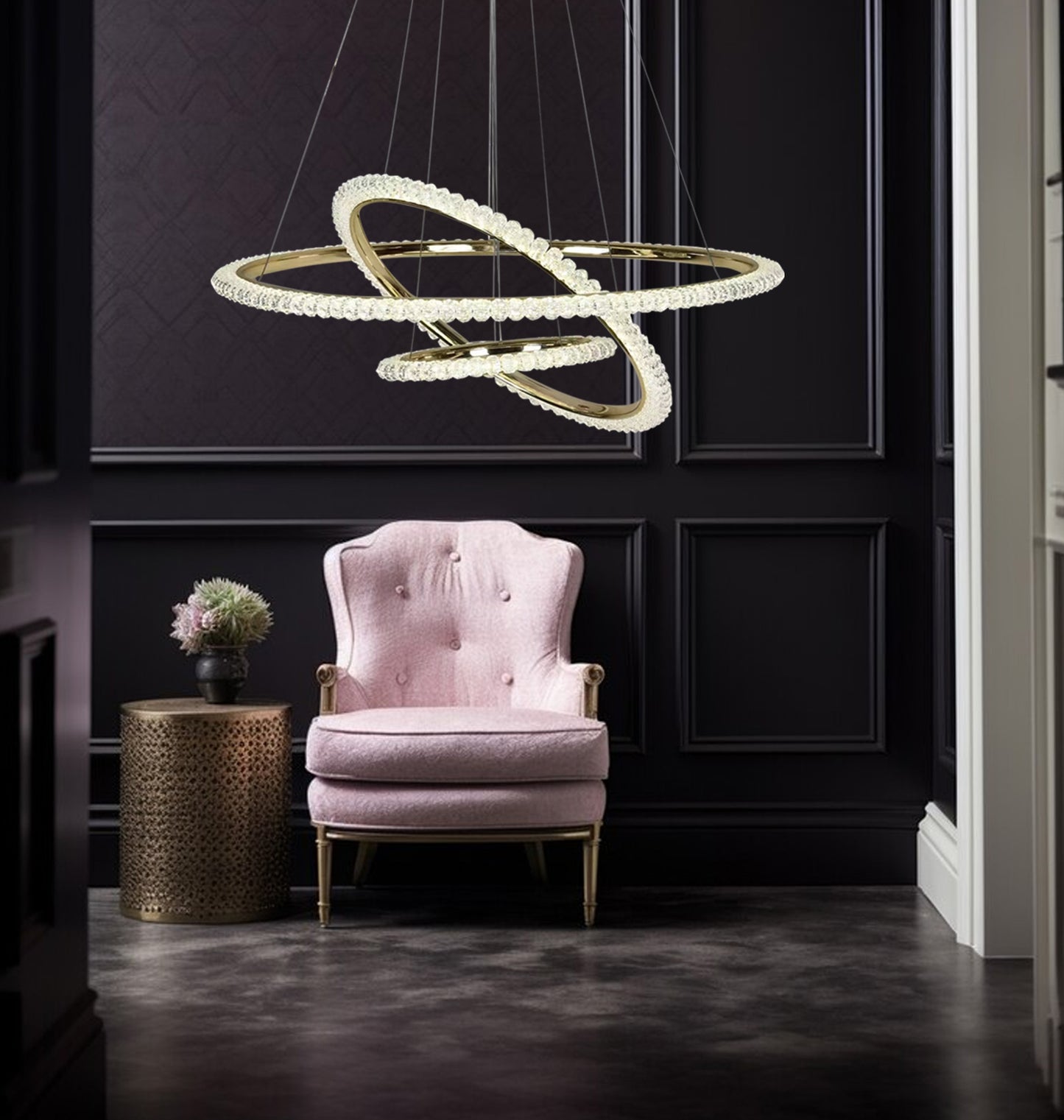 Lampa Led G036-cp Gold  3