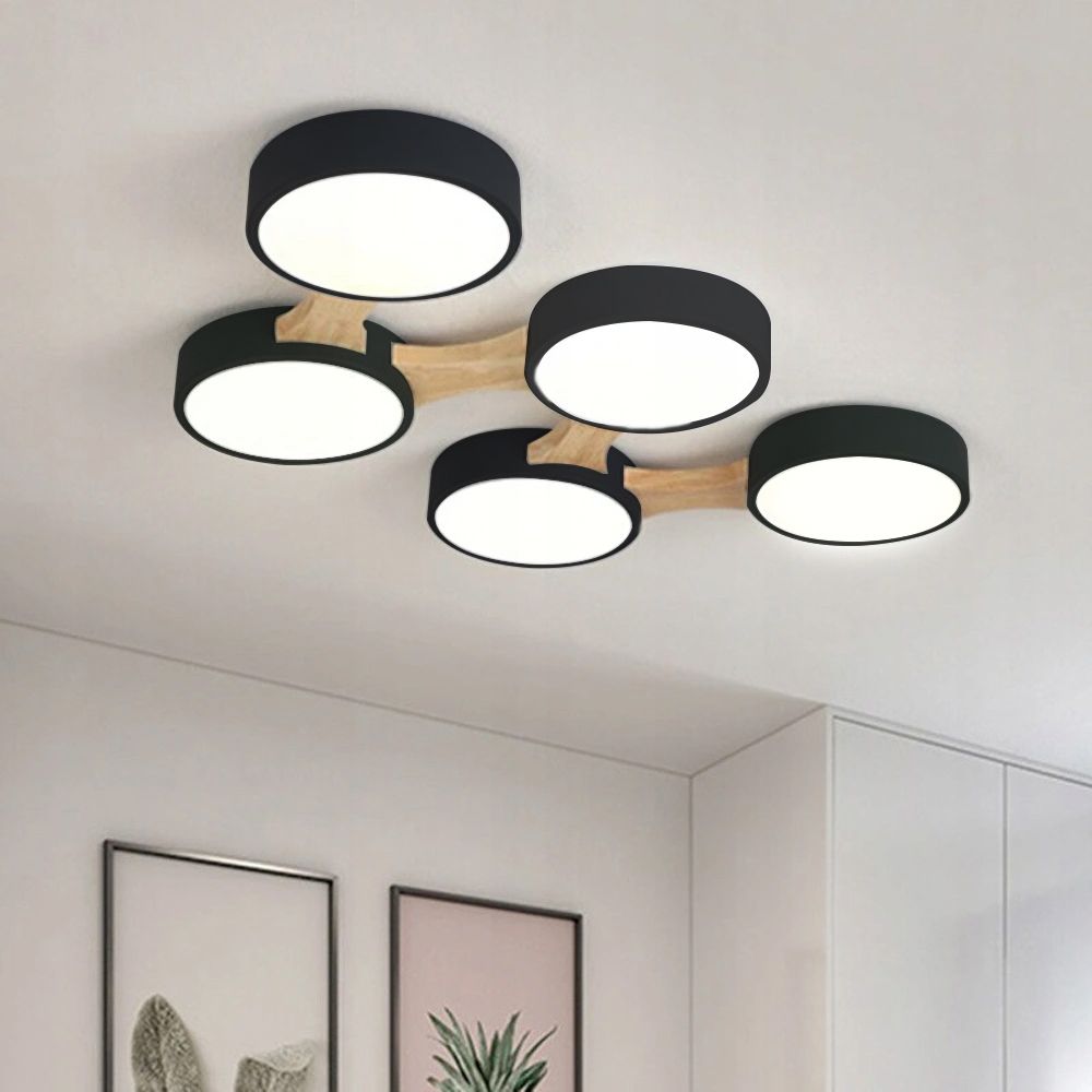 PLAFON NEGRU APP526-5C 5