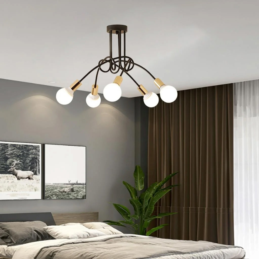 Lampă Paradise 5 Black Gold APP518-5C  5