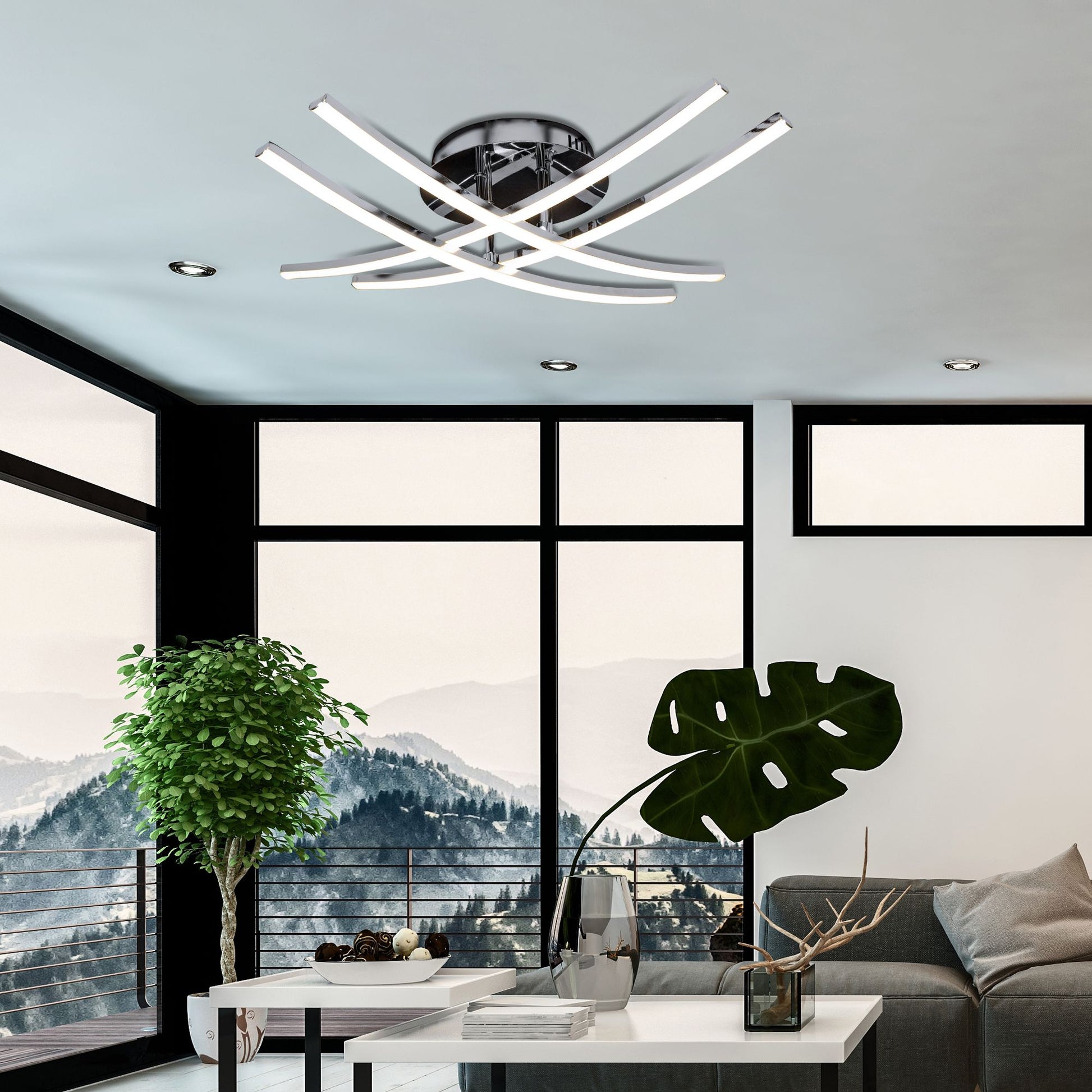 Lampa DE TAVAN Plafoniera LED moderna APP398-C  2