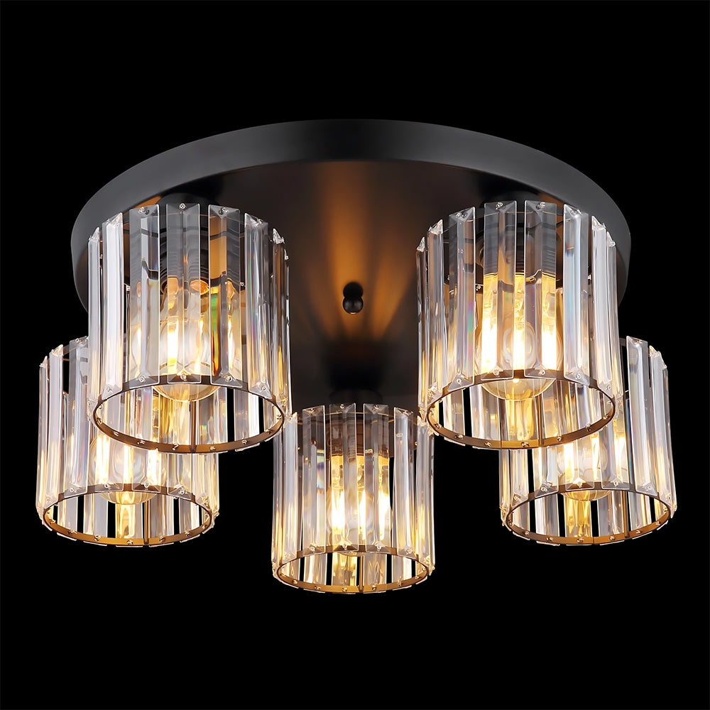 Lampă De Tavan Ebt023-5c Black  3