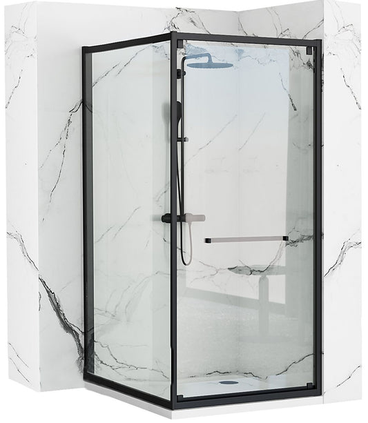 Cabina de dus Rea Space In Black 80x100 fara cadita 1