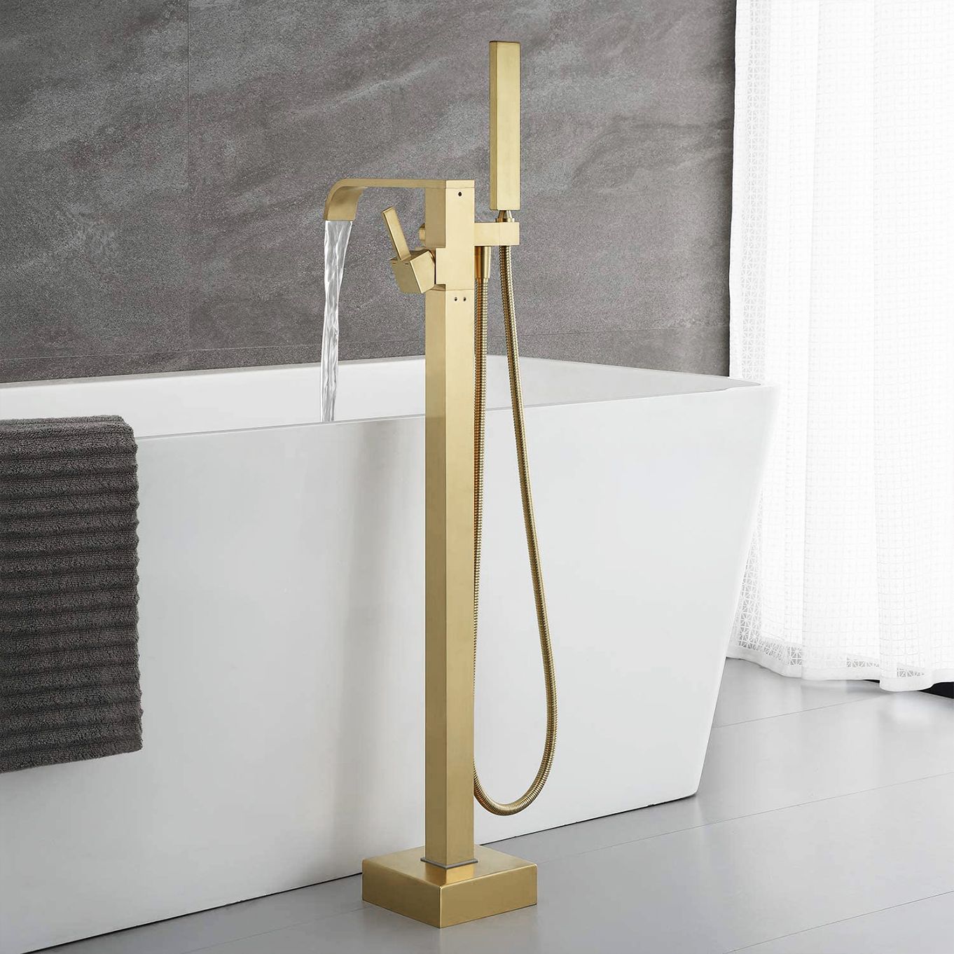 Baterie cada feestanding Rea Carat Gold Brush  7