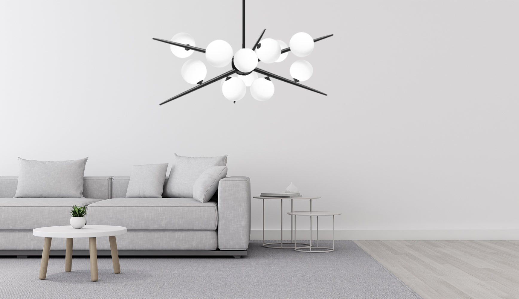 Lampă De Tavan Black APP999-12CP  5