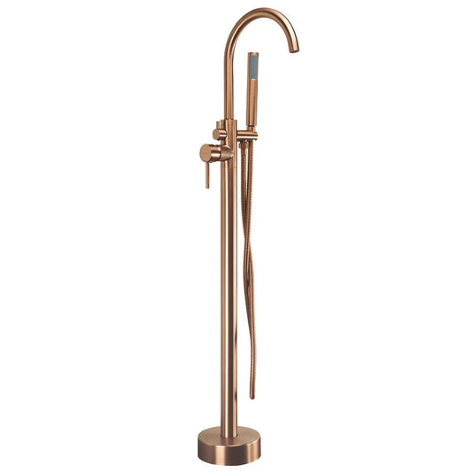 Baterie de podea Rea Lungo brush copper  1