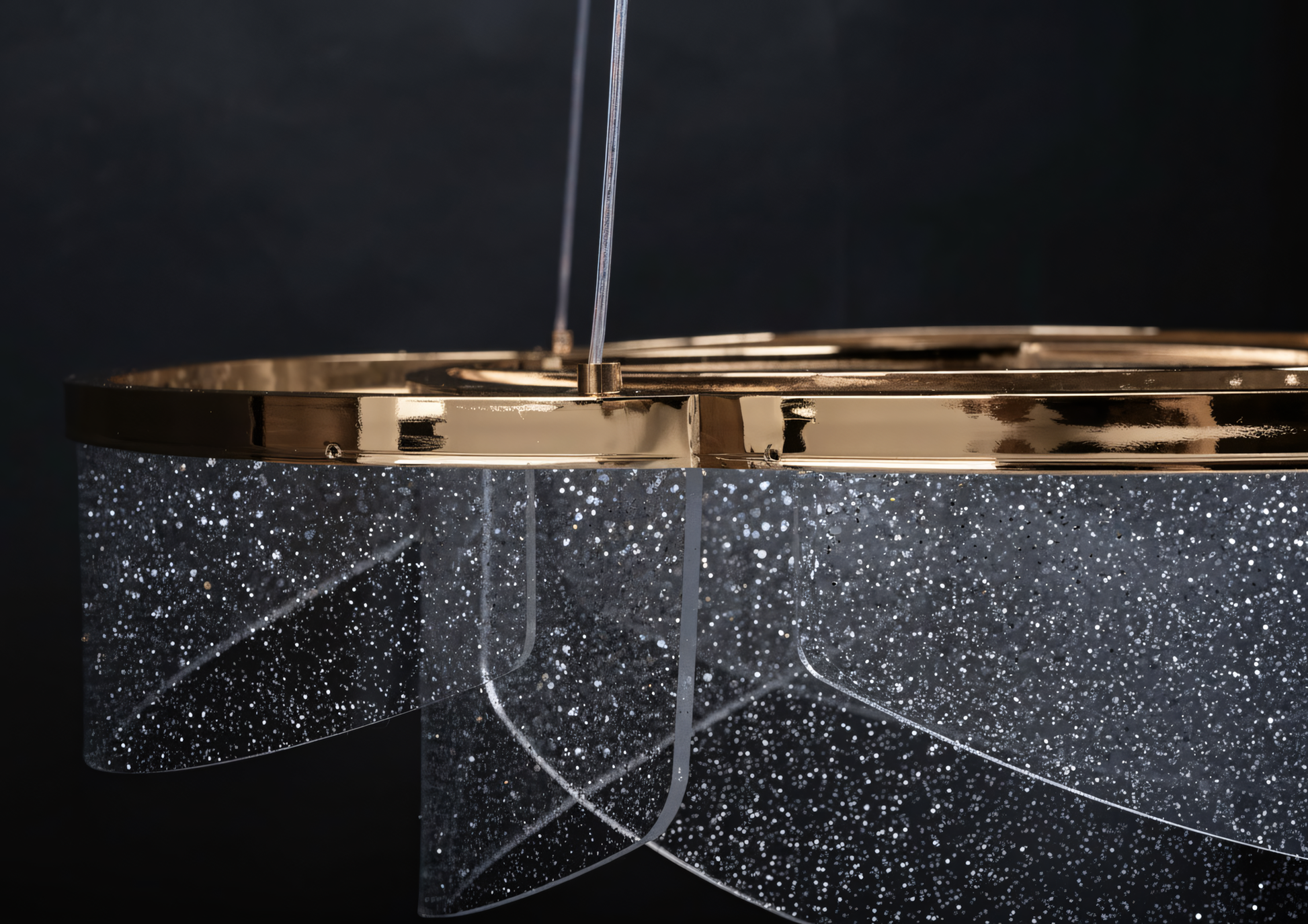 Lampă Suspendată Led G138-cp 50cm Gold  3