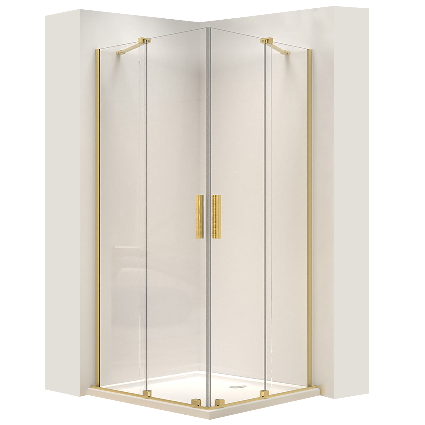 Cabina dus REA Montana Double Gold Brush 80x100  1