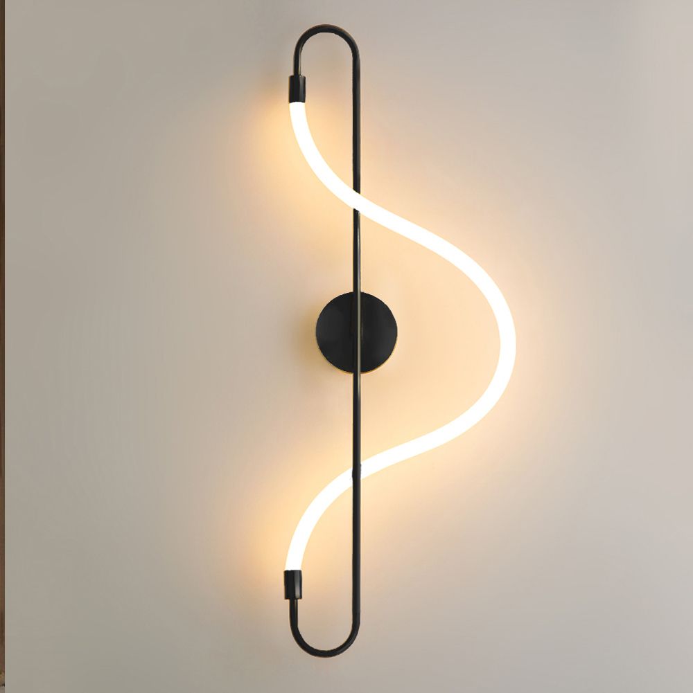 Lampa LED APP857-W LONG BLACK 3
