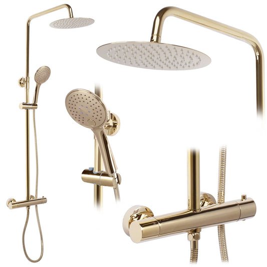 Set de duș cu termostat REA VINCENT GOLD  1