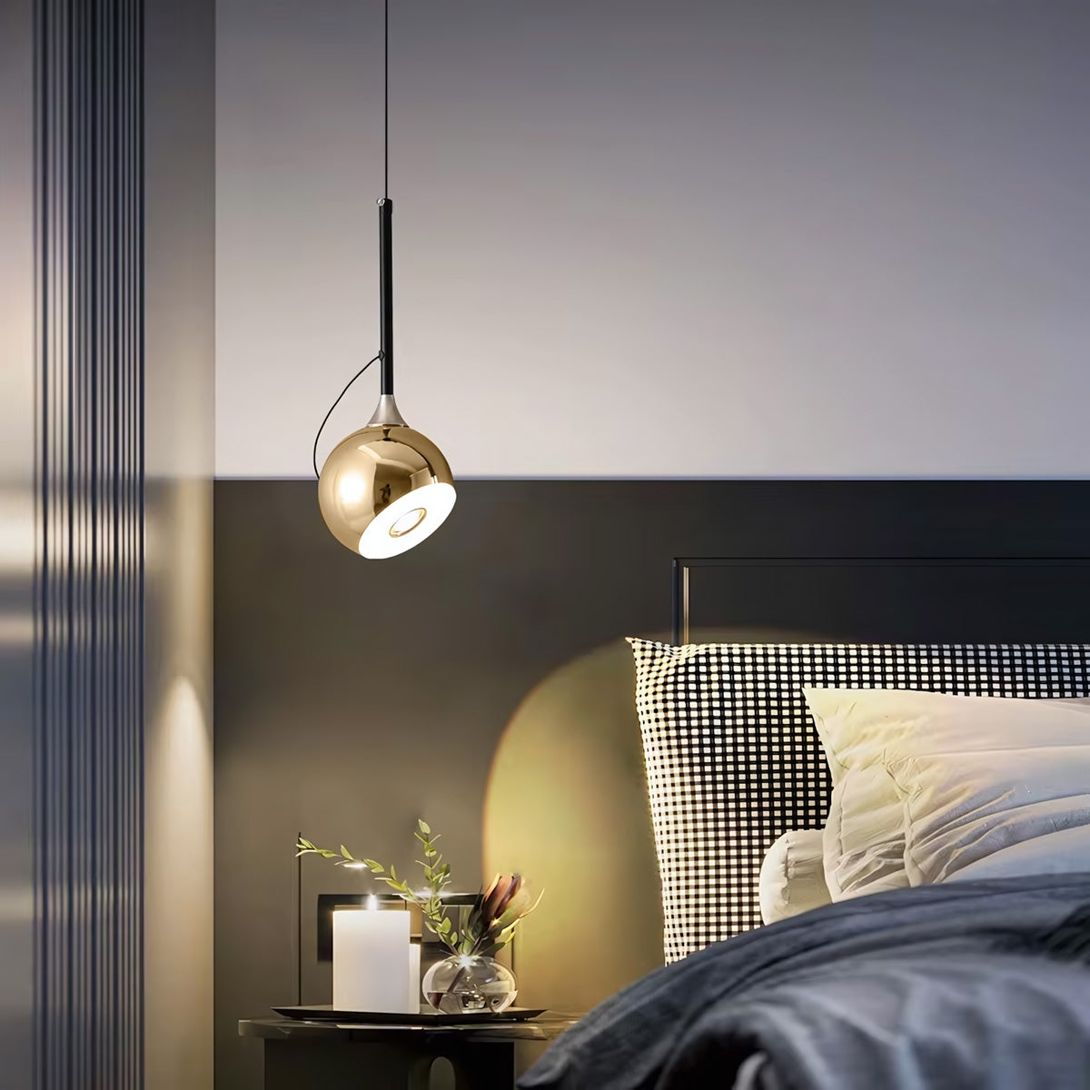 Lampă Suspendată Led G086-1cp Gold  3