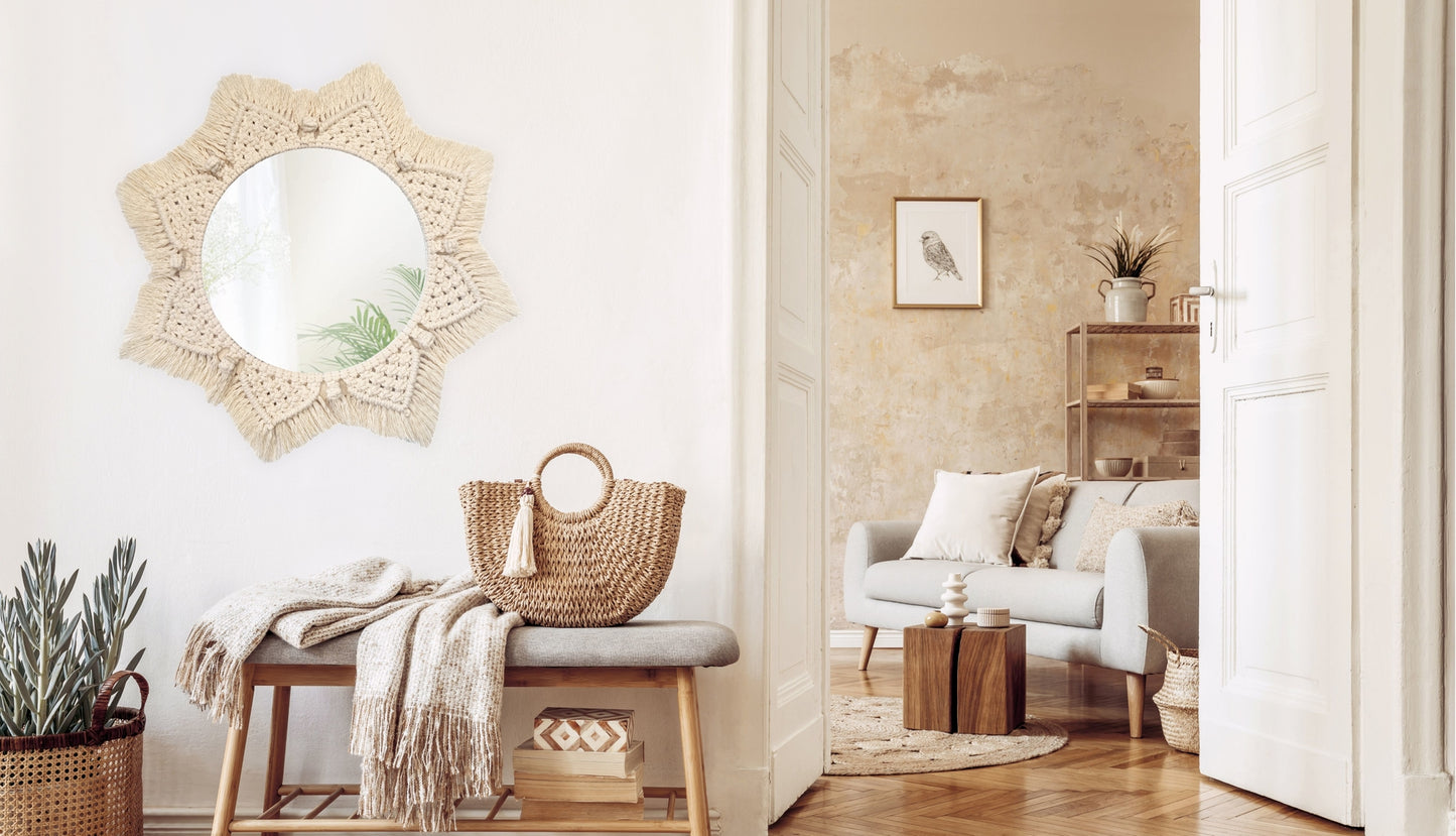 Oglinda Perete Boho 53cm 322048  4