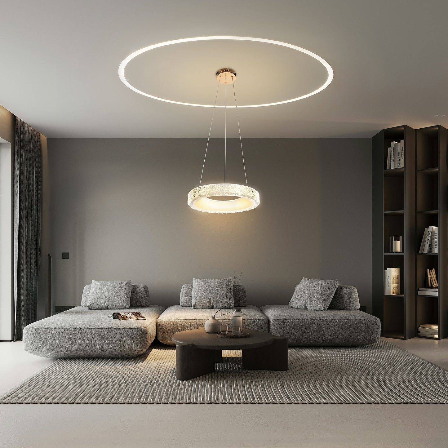 Lampa Led Ms001-cp Rose Gold 40cm  9