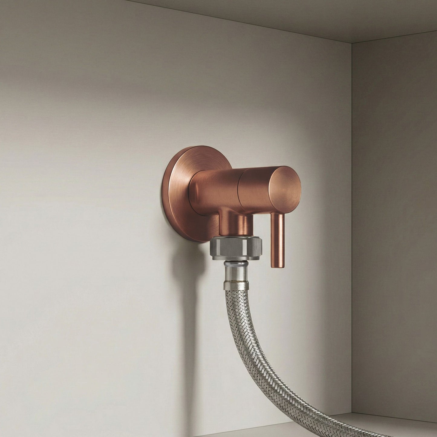 Robinet Colțar 1/2" X 3/4" Brush Copper 2