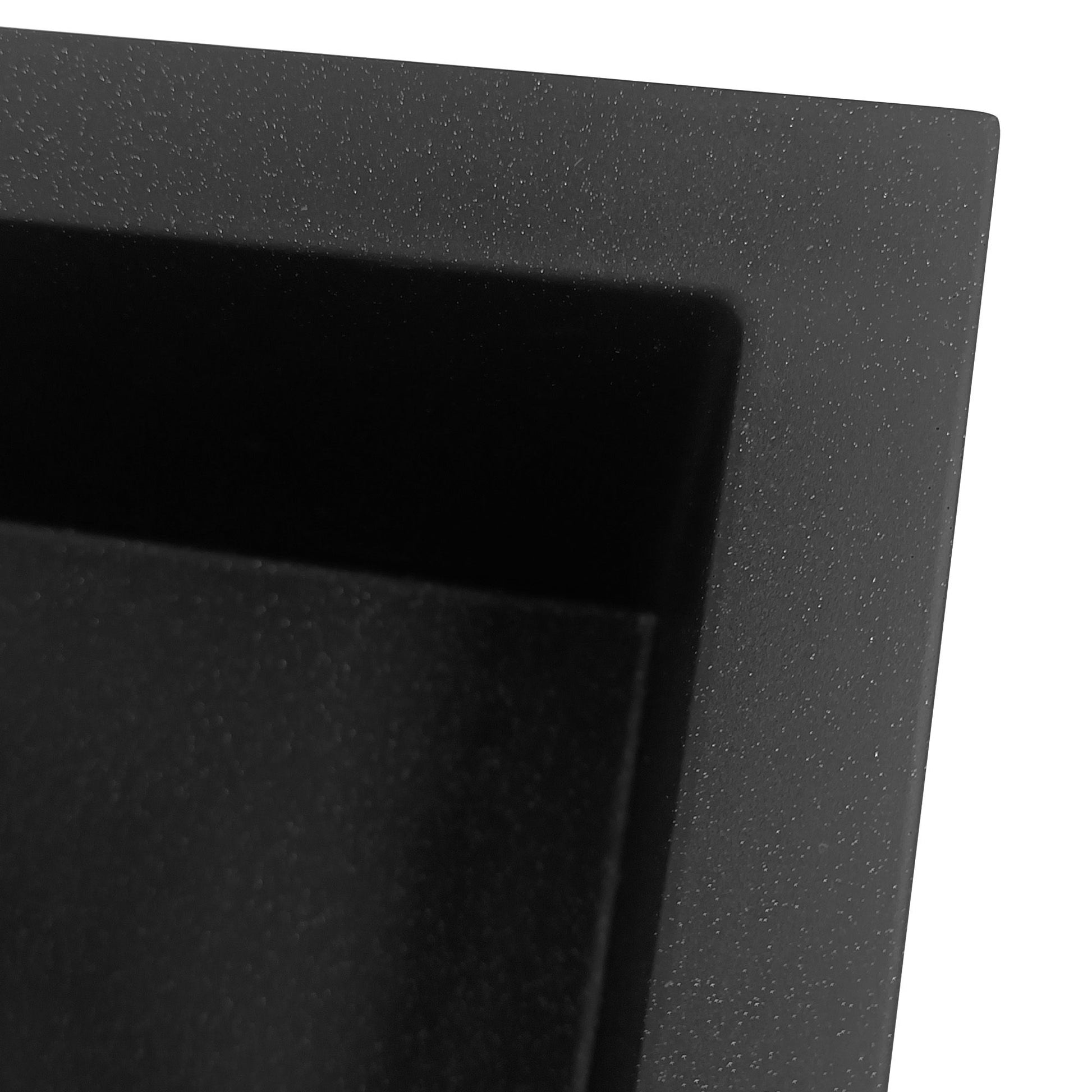 Chiuveta bucatarie Granit Nels black  4