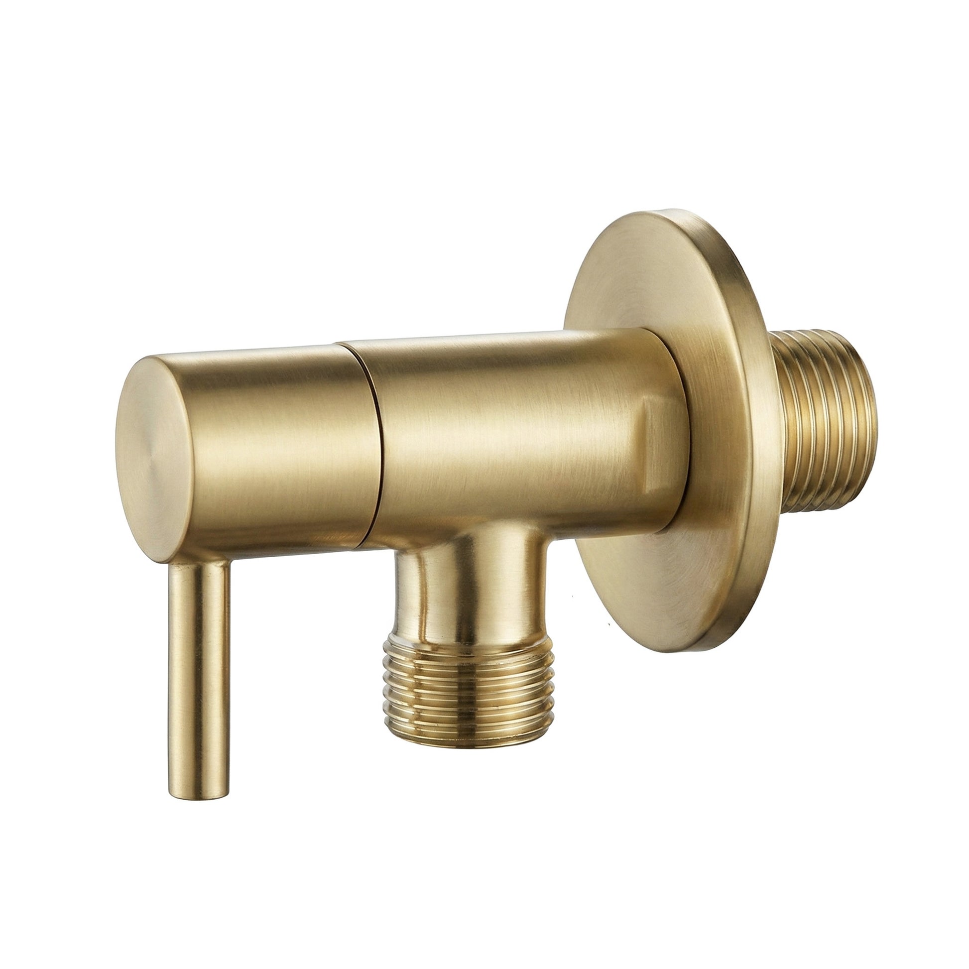 Robinet colțar 1/2" x 3/8" Brush Gold  4