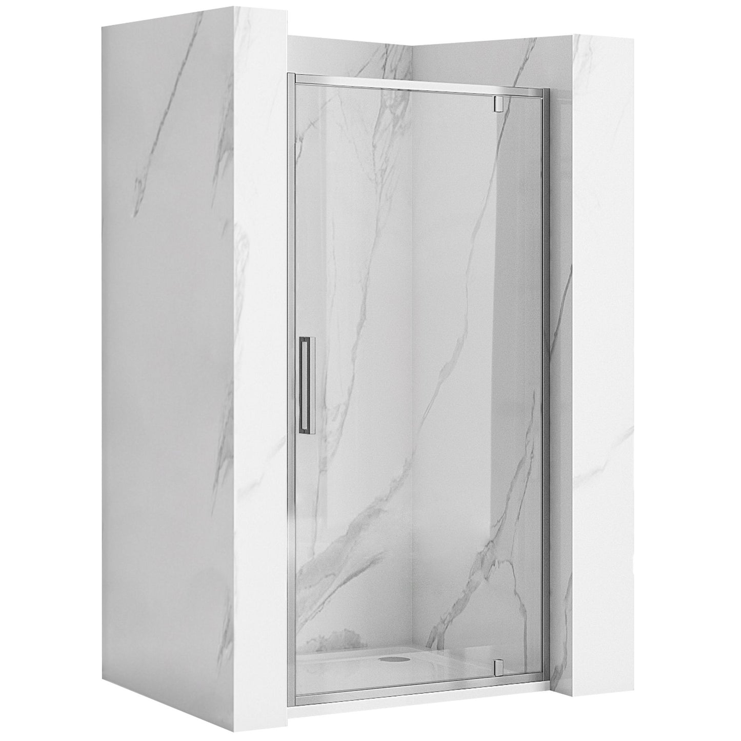 Ușă de duș batanta REA Rapid Swing Crom 100  1