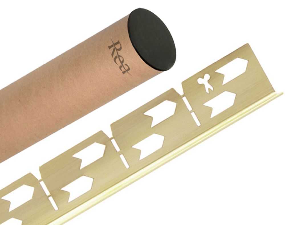 Profil de panta cadita de dus 100cm Brush Gold dreapta 7