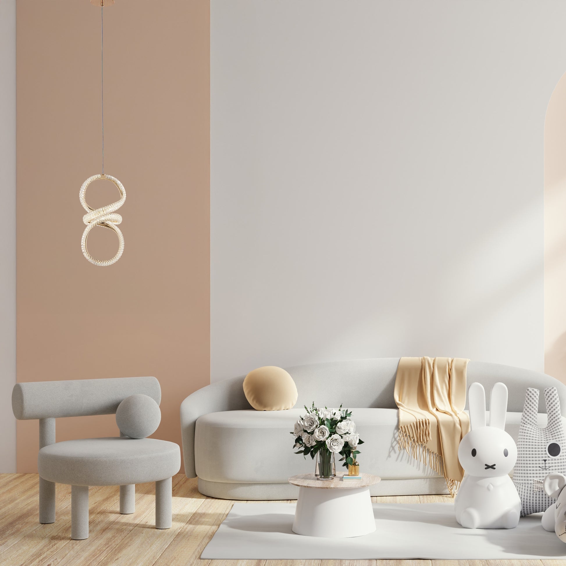 Lampă Suspendată Led G070-cp Gold  4