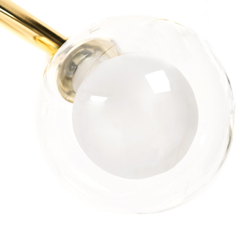Lampă Suspendată Bile De Sticlă Aurie APP639-4CP  2