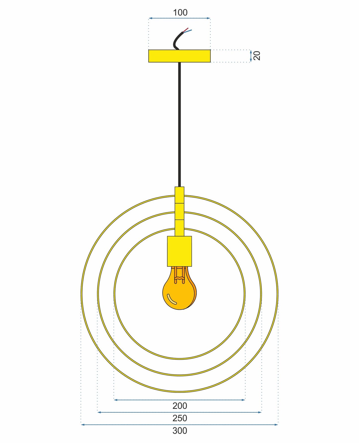 Lampa DE TAVAN metal Aurie APP286-1CP  7