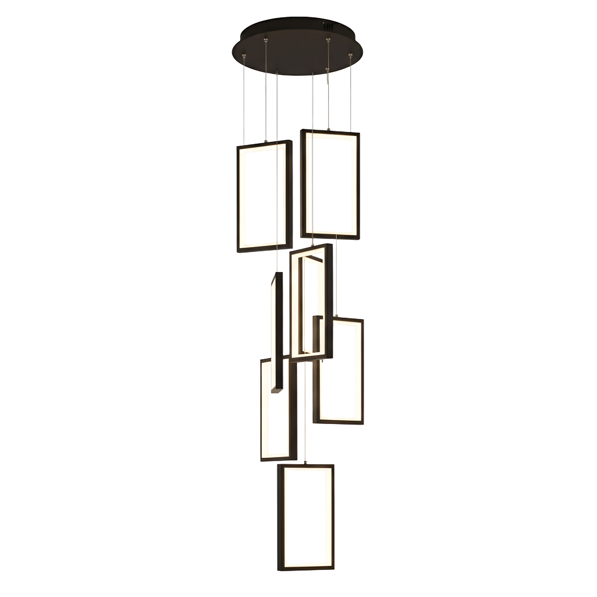 Lampa Led Lhj089-7cp Black  1