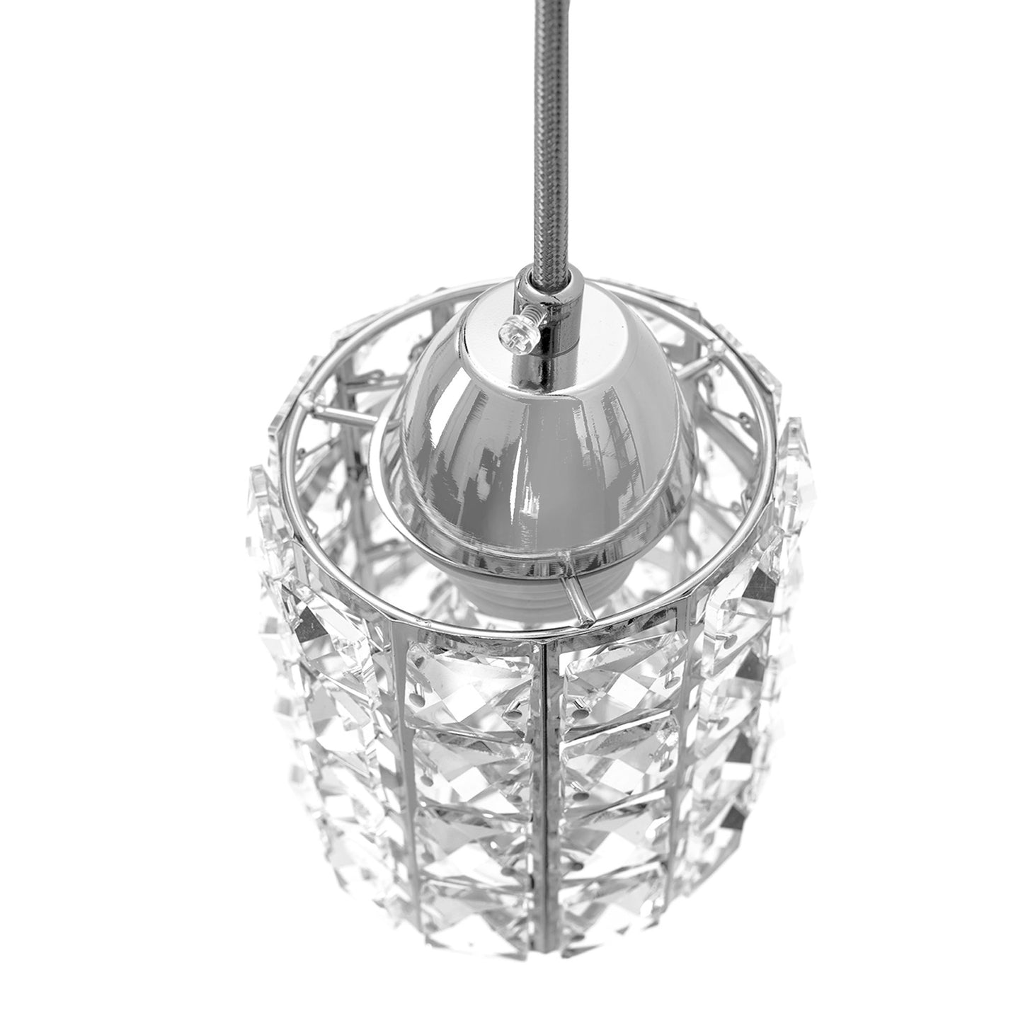 Plafoniera din cristal argintie APP728-3CP 4