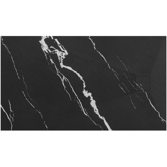 Cada de duș Magnum CARRARA BLACK 90x120  1