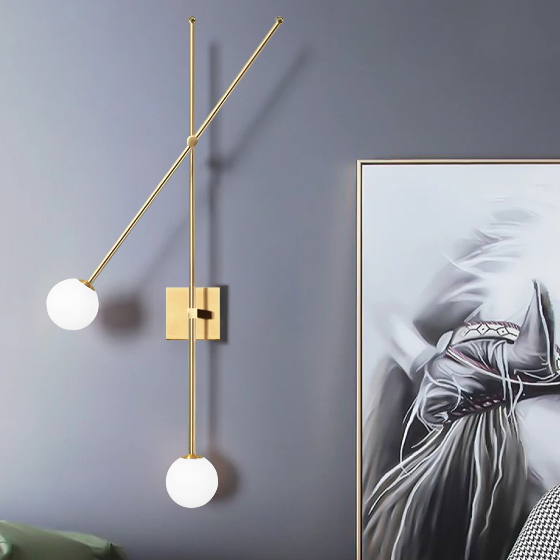 Lampa De Perete APP1594-2W Gold  2