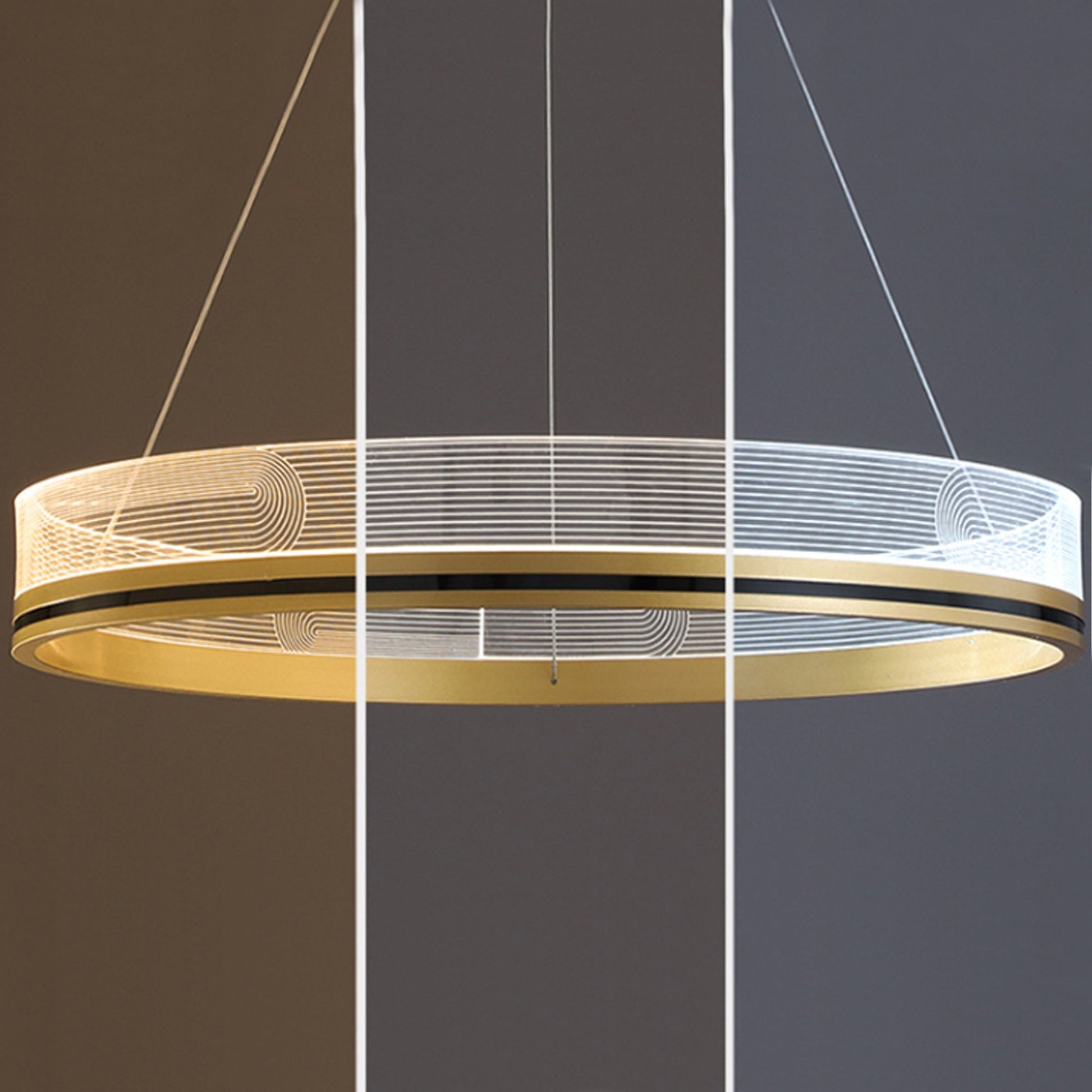 Lampă suspendată APP1190-CP Gold 60cm  4