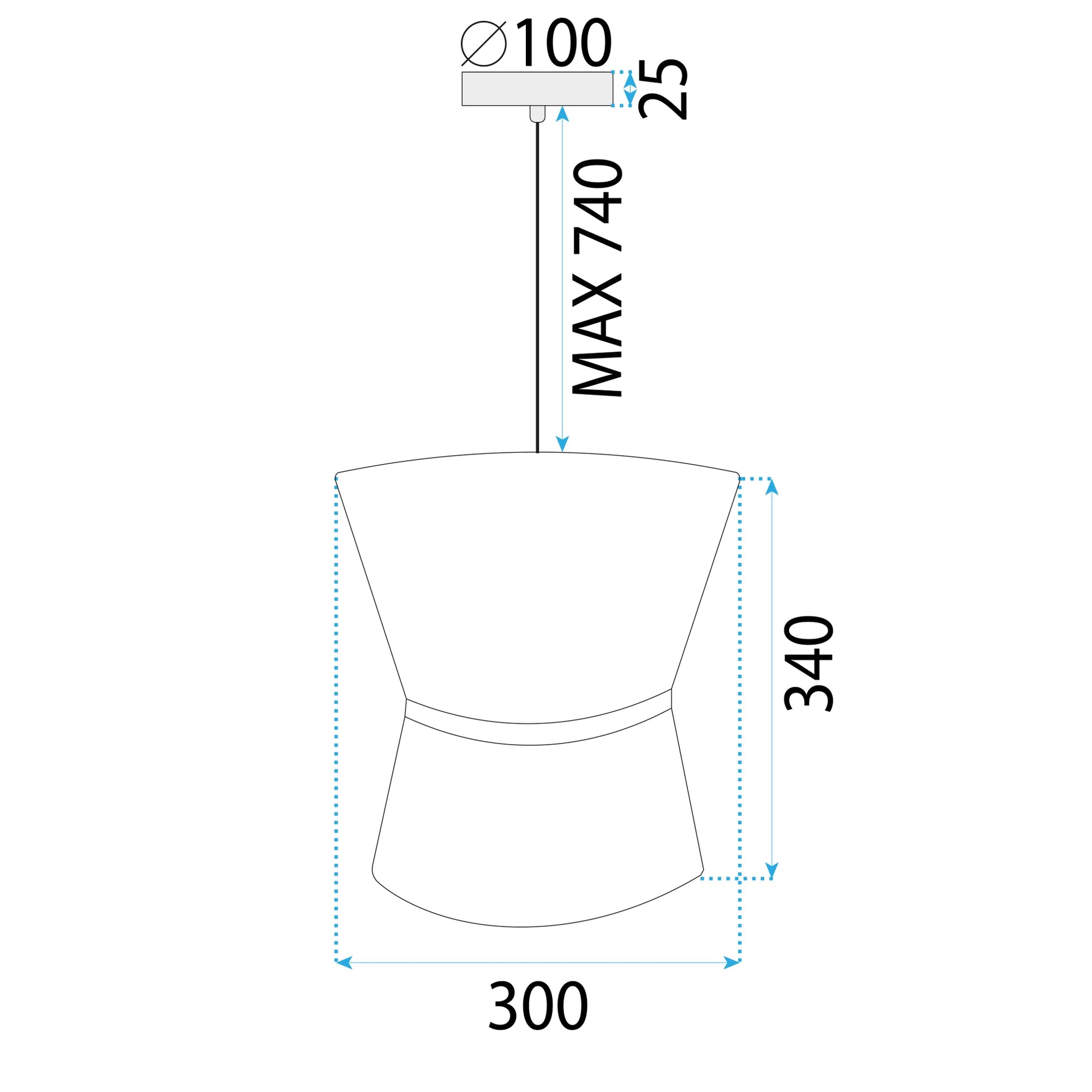 Lampă Suspendată APP1504-1CP White  7