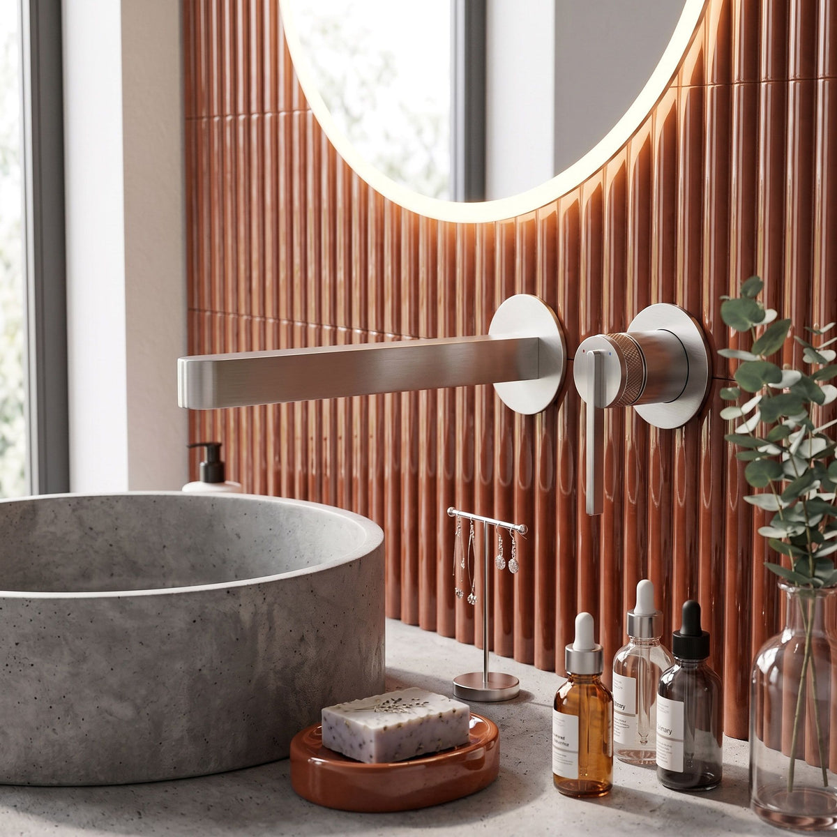 REA Grace Brush Nickel Baterie De Culoare 5