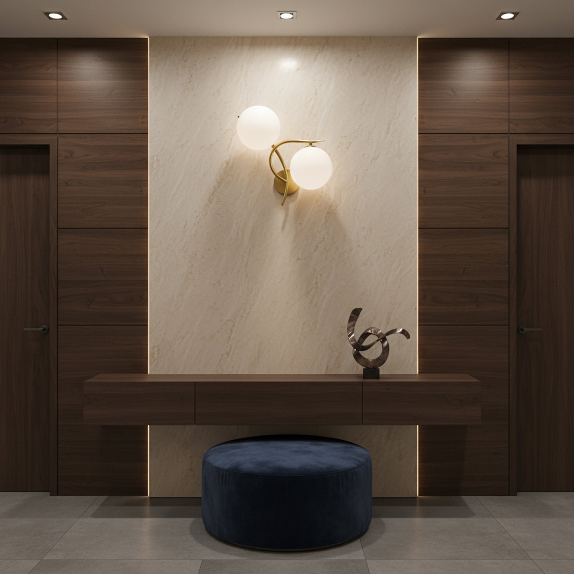 Lampa De Perete Led G132-2w Gold  3