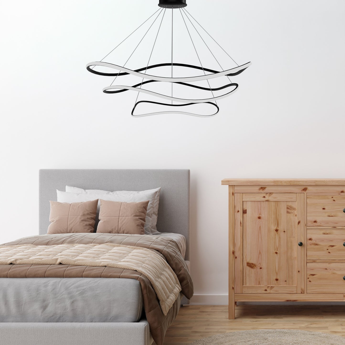 Lampă Suspendată Lhj016-cp3 Negru  4