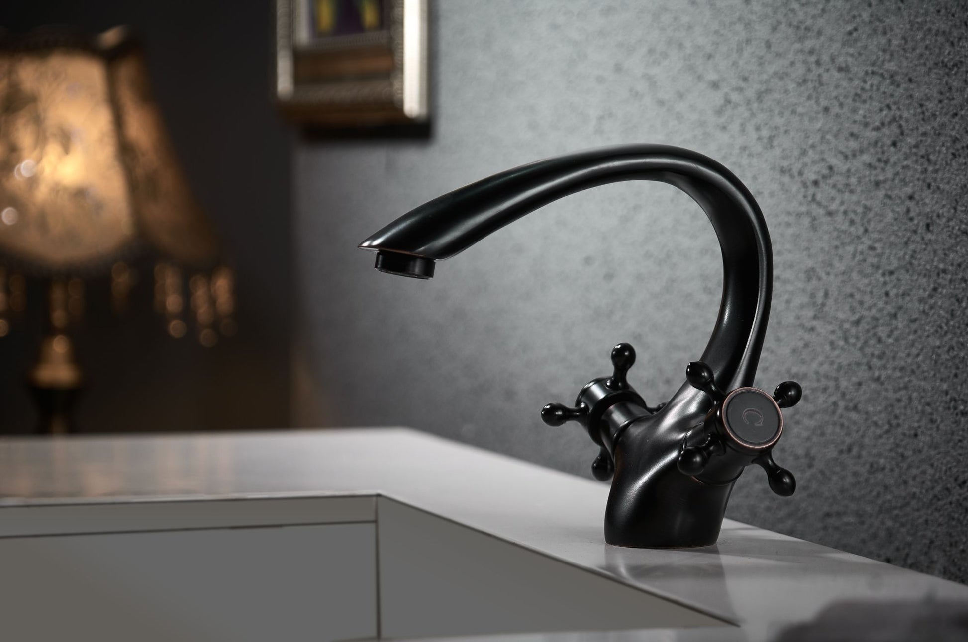 Baterie pentru lavoar Rea Retro Old Black  7