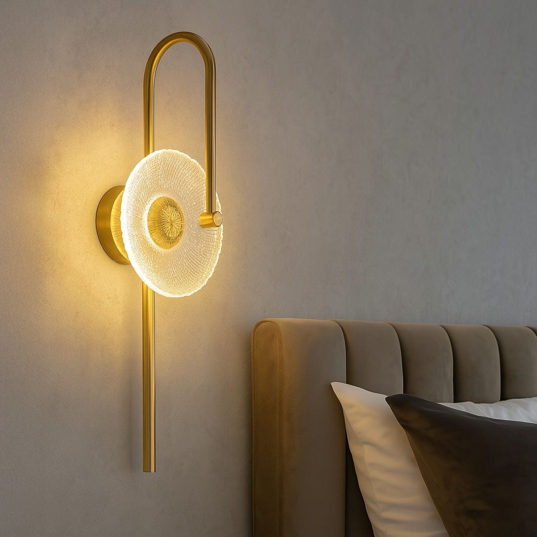 Aplică De Perete Led Lhj072-w Brush Gold  8