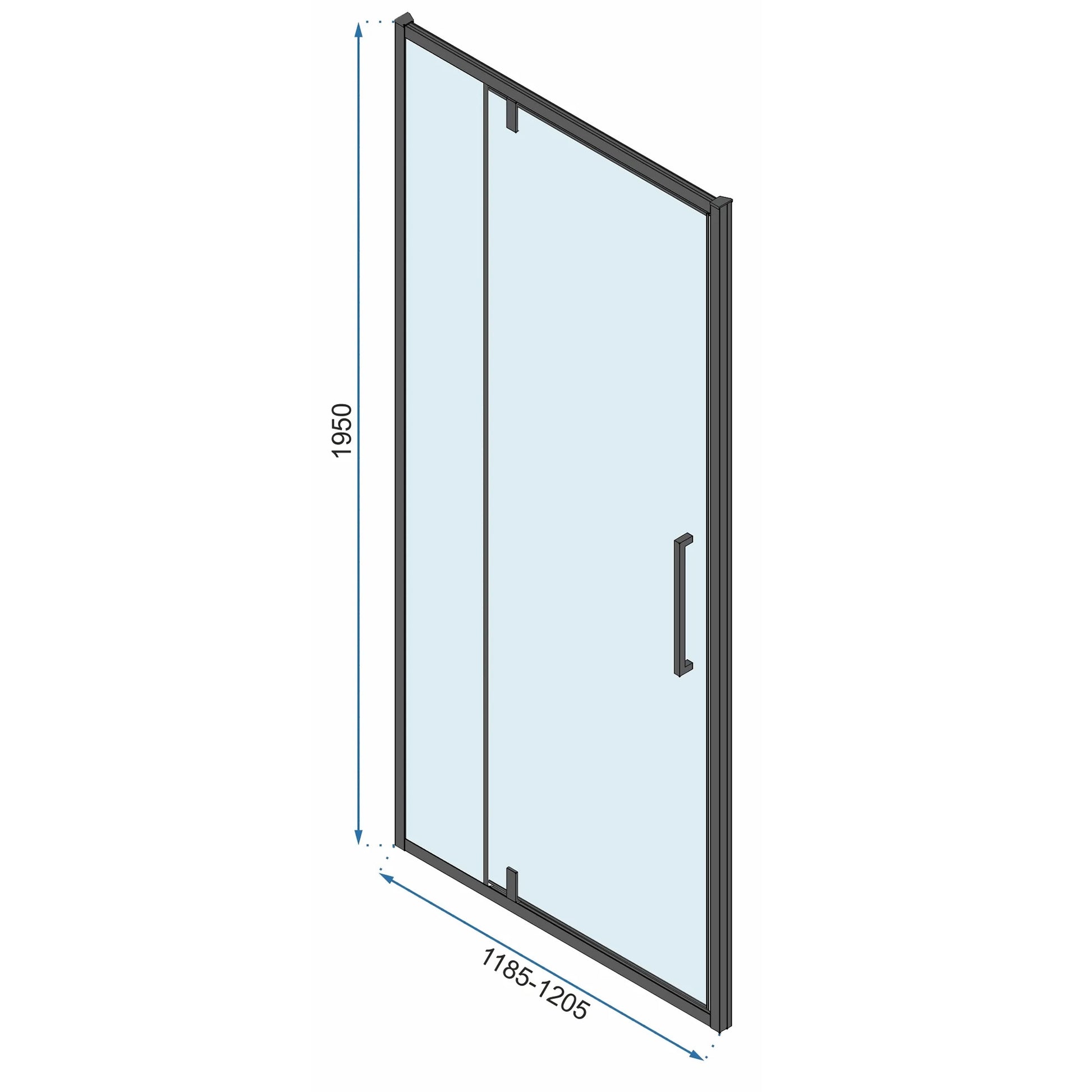 Cabina Dus Rea Rapid Swing Chrome 100x90 9
