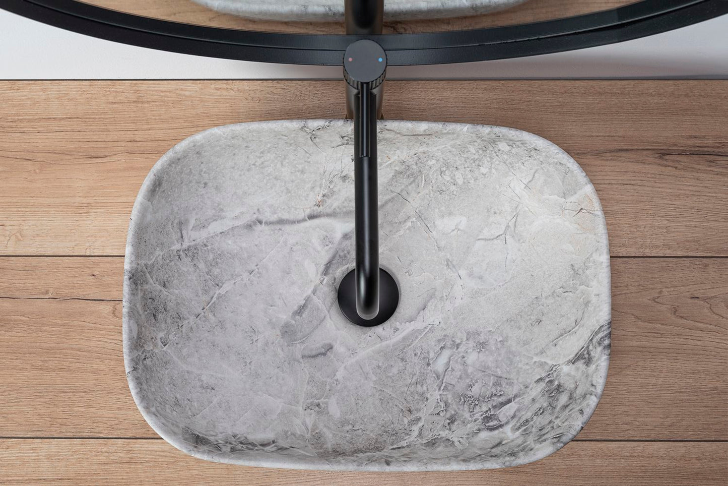 Lavoar pentru blat Rea Livia Stone 4