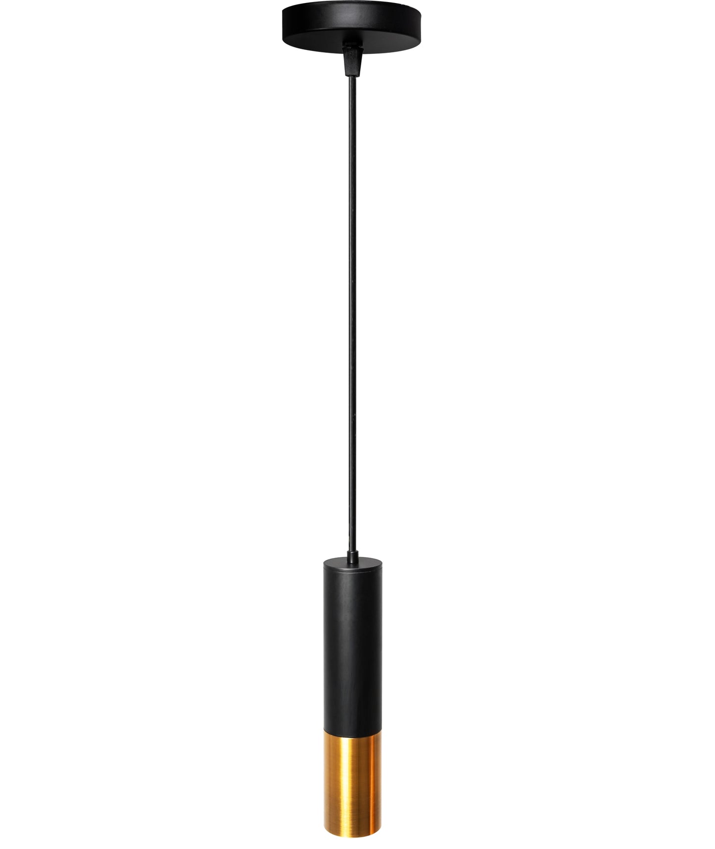 Lampă Suspendată De Tavan Din Metal Negru Auriu APP469-1CP  3